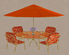 Orange Summer Patio Set