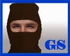 "GS" SKI MASK BROWN