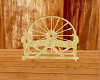 CP wagon wheel bench