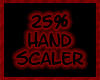 м| 25% Hand Scaler