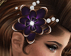 Hair Flower Purple