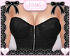 ✰ black corset