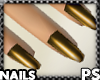 [PS] Shiny Gold D Nails
