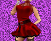 -MSD- Red Frill/stocking