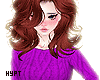 puprle cozy sweater