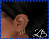 *ZB* Earrings Gold
