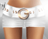 *W* Tori White Skirt