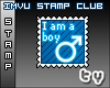 [TY] I AM A BOY Stamp