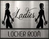 Ladies Locker room sign