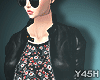 Y! Leather Jacket.