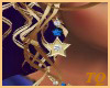 ~TQ~blue star earrings