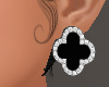 Diamond Clover Earring