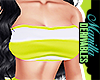 ! Aqua Tube Top Lime