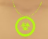 Toxic necklace green M