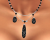 Drop Necklace Black