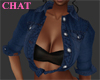 C]Denim Jean Shirt & Top