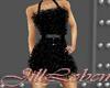 Feather Dress Black