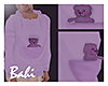 Pastel Hoody With Teddy 