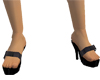Black HiHeel Sandals