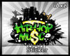 |iA|HipHop-Music Sticker
