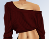 Knit Sweater Cranberry