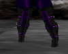 Black n Purple Boots