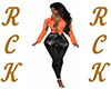 RCK§Orange&Black Outfit