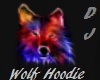 DJ- Rainbow Wolf Hoody