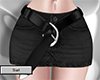 Black Jean skirt / belt