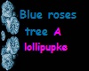Blue rose tree