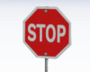~V~ Stop Sign