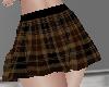 A~ Brown Plaid Skirt