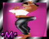 *M* bk splatter legg bm