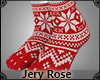[JR] Red Santa Socks