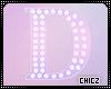 Cz!Wall Letter D
