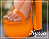 💋Polly Orange Heels