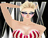 mini red&white(BM)dress