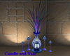 LGZ  Blue Vase/Candles