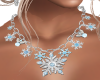 Ice Blue Snow Necklace
