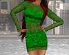 Lace Grn Holiday Dress