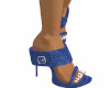 Crocodile Heels Blu