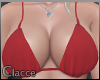 C Red bikini top G. A