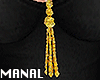 Long necklace gold