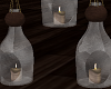 Bottle Candles: Clear