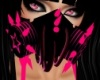 Black Pink Gas Mask