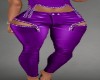 SM Purple Leather Pants