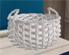 White woven basket