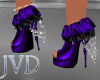 JVD Purple Jewel Heels