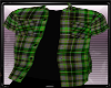 ~CC~Green Plaid N Shirt
