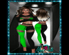 *D* Green/Black Fulloutf